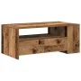 Mesa de café de madera vieja 102x55x43,5 cm de madera de ingeniería by , Coffee table - Ref: Foro24-862731, Price: 99,95 €, D...