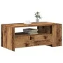 Mesa de café de madera vieja 102x55x43,5 cm de madera de ingeniería by , Coffee table - Ref: Foro24-862731, Price: 99,95 €, D...