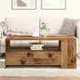 Mesa de café de madera vieja 102x55x43,5 cm de madera de ingeniería by , Coffee table - Ref: Foro24-862731, Price: 99,95 €, D...