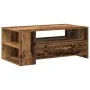 Mesa de café de madera vieja 102x55x43,5 cm de madera de ingeniería by , Coffee table - Ref: Foro24-862731, Price: 99,95 €, D...