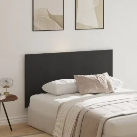 Cabecera Negra de Roble 160x1,5x80 cm de Madera de Ingeniería von , Kopf- und Fußteile - Ref: Foro24-862736, Preis: 66,56 €, ...