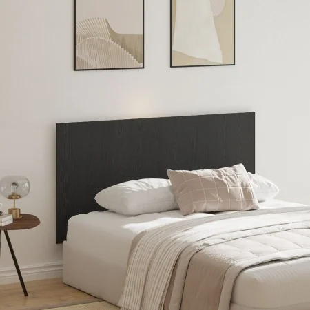 Cabecera Negra de Roble 160x1,5x80 cm de Madera de Ingeniería by , Headboards and footboards - Ref: Foro24-862736, Price: 66,...