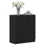 aparador de roble negro 60x30x70 cm hecho de madera elaborada von , Sideboards - Ref: Foro24-862737, Preis: 85,17 €, Rabatt: ...