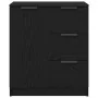 aparador de roble negro 60x30x70 cm hecho de madera elaborada von , Sideboards - Ref: Foro24-862737, Preis: 85,17 €, Rabatt: ...