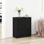 Aparador de roble negro - 60 x 30 x 70 cm - Hecho de madera elaborada von , Sideboards - Ref: Foro24-862739, Preis: 66,14 €, ...