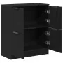 Aparador de roble negro - 60 x 30 x 70 cm - Hecho de madera elaborada von , Sideboards - Ref: Foro24-862739, Preis: 66,14 €, ...