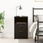 Mesita de Noche Negro Roble 40x35x65 cm Hecha de Madera Elaborada von , Nachttische - Ref: Foro24-862741, Preis: 68,04 €, Rab...