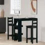 Mesa de Bar - Roble Negro - 102x55x103.5 cm - Hecha de Madera Elaborada by , Kitchen and dining tables - Ref: Foro24-862748, ...