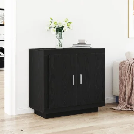aparador Negro Roble 80x40x75 cm Madera elaborada | Foro24.es | Tu tienda online para hogar, jardín y más Foro24.es