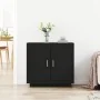 aparador Negro Roble 80x40x75 cm Madera elaborada | Foro24.es | Tu tienda online para hogar, jardín y más Foro24.es