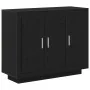 Aparador Negro Roble 92x35x75 cm Madera Ingenierizada | Foro24.es | Tu tienda online para hogar, jardín y más Foro24.es