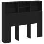 Cabecero Gabinete Negro Roble 120x19x103.5 cm Madera Elaborada | Foro24.es | Tu tienda online para hogar, jardín y más Foro24.es