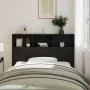 Cabecero - Roble Negro, 140x19x103.5 cm, Hecho de Madera Elaborada by , Headboards and footboards - Ref: Foro24-862752, Price...