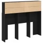 Cabecero Gabinete Negro Roble 120x19x103.5 cm Madera Elaborada | Foro24.es | Tu tienda online para hogar, jardín y más Foro24.es