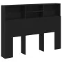 Cabecero - Roble Negro, 140x19x103.5 cm, Hecho de Madera Elaborada by , Headboards and footboards - Ref: Foro24-862752, Price...