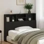 Cabecero - Roble Negro, 140x19x103.5 cm, Hecho de Madera Elaborada by , Headboards and footboards - Ref: Foro24-862752, Price...
