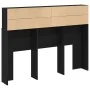 Cabecero - Roble Negro, 140x19x103.5 cm, Hecho de Madera Elaborada by , Headboards and footboards - Ref: Foro24-862752, Price...