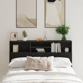 Cabecera de en Roble Negro - 160x19x103.5 cm