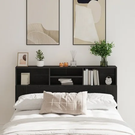 Cabecera de en Roble Negro - 160x19x103.5 cm Hecha de Madera Ingeniería | Foro24.es | Tu tienda online para hogar, jardín y más Foro24.es
