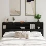 Cabecero de roble negro , 200x19x103.5 cm, Madera elaborada von , Kopf- und Fußteile - Ref: Foro24-862755, Preis: 101,43 €, R...