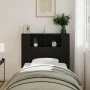 Cabecera de cama Negro Roble 100x19x104.5 cm Hecha de Madera Elaborada by , Headboards and footboards - Ref: Foro24-862756, P...