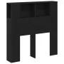 Cabecera de cama Negro Roble 100x19x104.5 cm Hecha de Madera Elaborada by , Headboards and footboards - Ref: Foro24-862756, P...