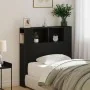 Cabecera de cama Negro Roble 100x19x104.5 cm Hecha de Madera Elaborada by , Headboards and footboards - Ref: Foro24-862756, P...