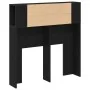 Cabecera de cama Negro Roble 100x19x104.5 cm Hecha de Madera Elaborada by , Headboards and footboards - Ref: Foro24-862756, P...