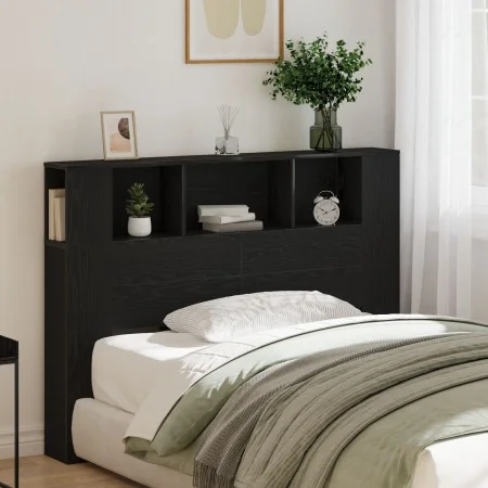 Cabecera de Roble Negro de - 140x19x104.5 cm - Hecha de Madera Ingenierizada | Foro24.es | Tu tienda online para hogar, jardín y más Foro24.es
