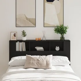 Cabecero de Armario de Roble Negro - 160x19x104.5 cm Hecho de Madera Ingenierada by , Headboards and footboards - Ref: Foro24...