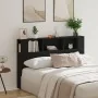 Cabecero de Armario de Roble Negro - 160x19x104.5 cm Hecho de Madera Ingenierada von , Kopf- und Fußteile - Ref: Foro24-86275...