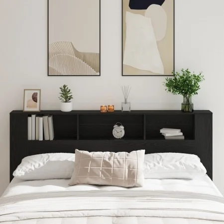 Cabecero Negro Roble 200x18,5x104,5 cm | Foro24.es | Tu tienda online para hogar, jardín y más Foro24.es