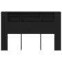 Cabecero de Armario de Roble Negro - 160x19x104.5 cm Hecho de Madera Ingenierada von , Kopf- und Fußteile - Ref: Foro24-86275...