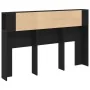 Cabecero de Armario de Roble Negro - 160x19x104.5 cm Hecho de Madera Ingenierada von , Kopf- und Fußteile - Ref: Foro24-86275...