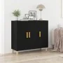 Aparador Negro de Roble 90x34x80 cm en Madera | Foro24.es | Tu tienda online para hogar, jardín y más Foro24.es