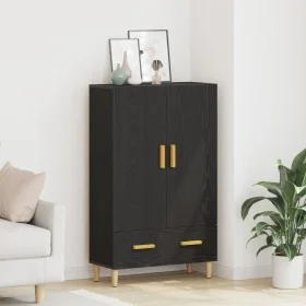 Highboard de en Roble Negro, 70x31x115 cm, Hecho de Madera Elaborada by , Sideboards - Ref: Foro24-862763, Price: 114,51 €, D...
