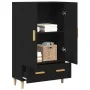 Highboard de en Roble Negro, 70x31x115 cm, Hecho de Madera Elaborada by , Sideboards - Ref: Foro24-862763, Price: 114,51 €, D...