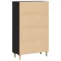 Highboard de en Roble Negro, 70x31x115 cm, Hecho de Madera Elaborada by , Sideboards - Ref: Foro24-862763, Price: 114,51 €, D...
