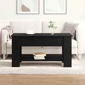 Mesa de café de roble negro - 101x49x52 cm