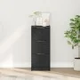 Armario Lateral de Roble Negro 30x30x70 cm Hecho de Madera Ingeniería by , Sideboards - Ref: Foro24-862774, Price: 57,75 €, D...