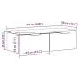 Armario de Pared de Roble Negro 68x30x20 cm Hecho de Madera Manufacturada | Foro24.es | Tu tienda online para hogar, jardín y más Foro24.es