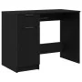 Escritorio de roble negro - 100x50x75 cm - Hecho de madera elaborada von , Schreibtische - Ref: Foro24-862779, Preis: 93,69 €...