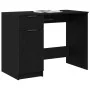 Escritorio de roble negro - 100x50x75 cm - Hecho de madera elaborada von , Schreibtische - Ref: Foro24-862779, Preis: 93,69 €...
