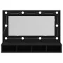 Armario Espejo LED en Roble Negro - 90x31.5x62 cm von , Badezimmerwaschtische - Ref: Foro24-862781, Preis: 89,23 €, Rabatt: -5%%