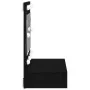 Armario Espejo LED en Roble Negro - 90x31.5x62 cm von , Badezimmerwaschtische - Ref: Foro24-862781, Preis: 89,23 €, Rabatt: -5%%