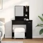 Mesa de Tocador de Roble Negro con Espejo - 86.5 x 35 x 136 cm | Foro24.es | Tu tienda online para hogar, jardín y más Foro24.es