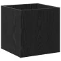 caja de jardinería en madera de roble negra 40x40x40 cm | Foro24.es | Tu tienda online para hogar, jardín y más Foro24.es
