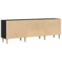 Soporte de TV - Roble Negro, 150x30x50 cm, Hecho de Madera Elaborada | Foro24.es | Tu tienda online para hogar, jardín y más Foro24.es