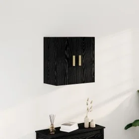 Armario de pared de roble negro - 60x30x60 cm de , Taquillas y armarios de almacenamiento - Ref: Foro24-862799, Precio: 64,34...