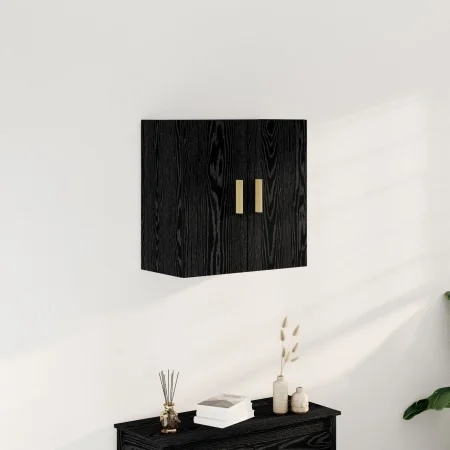 Armario de pared de roble negro - 60x30x60 cm by , Lockers and storage cabinets - Ref: Foro24-862799, Price: 64,34 €, Discoun...